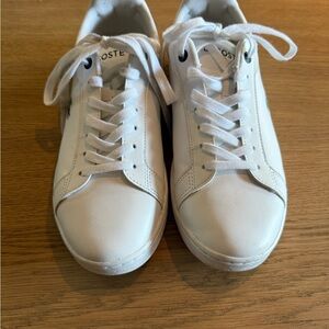 Lacoste Classic White Lace-Up Sneakers